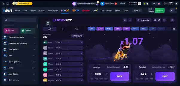 Download 1win Lucky Jet